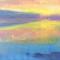 Zonsondergang 60 x 20 acrylverf op doek